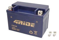 Акумулятор YTX9-BS 4RIDE GEL 12В 9Ah 145А L+ 150x86x105мм, вага 2,9кг