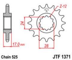 JT JTF1371.15 - Звезда передняя