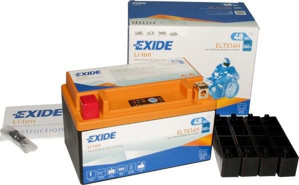 ELTX14H - EXIDE - 48WH / 240A 12V L + / Акумулятор LI-ION