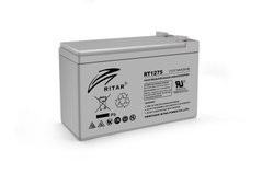 Аккумуляторная батарея AGM RITAR RT1275, Gray Case, 12V 7.5Ah ( 151 х 65 х 94 (100) ) Q10