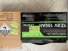Аккумулятор LanPWR LiFePO4 12V/100AH, 100A (1280W*h) (літій-залізо-фосфатний акумулятор для ДБЖ (UPS))