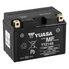 YUASA TTZ14S Мото аккумулятор 11,3 А/ч, 230 А, (+/-), 150х84х110 мм