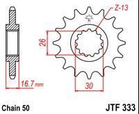 JTF333,16RB Звезда передняя