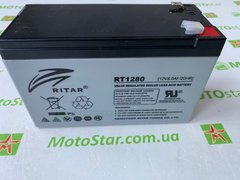 Акумуляторна батарея AGM RITAR RT1280, Gray Case, 12V 8.0Ah (151 х 65 х 94 (100)) Q10