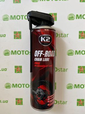 Cмазка для цепей мотоцикла K2 CHAIN LUBE OFF-Road 500мл. W140, 500 мл
