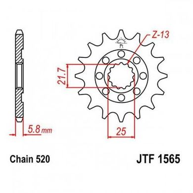 JT JTF1565.13SC - Зірка передня