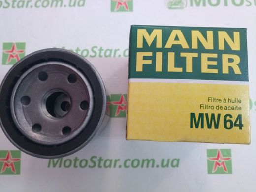 MANN MW 64 - Фильтр масляный (HF204, HF204RC, COF104)