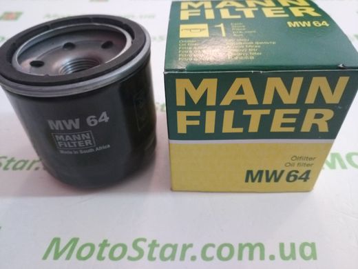 MANN MW 64 - Фільтр масляний (HF204, HF204RC, COF104)