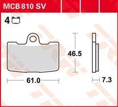 LUCAS MCB810SV - Гальмівні колодки