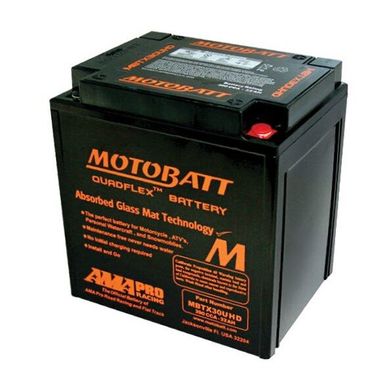 Акумулятор Motobatt MB MBTX30UHD 32 A / ч, 390 A, (+/-) (- / +) ,, 166x126x175 мм, вага 10,2кг