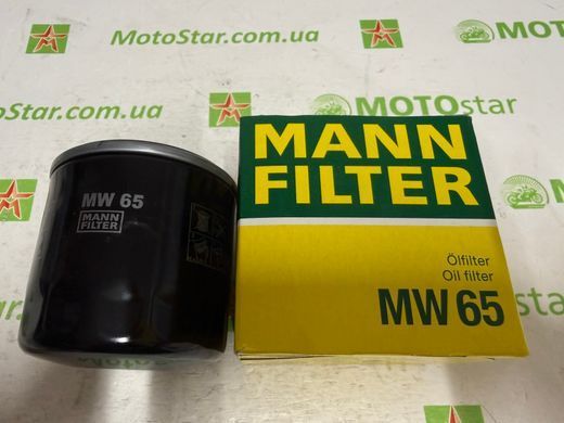 MANN MW 65 - Фильтр масляный APRILIA RSV, TUONO; ARCTIC CAT ARCTIC CAT, BEAR CAT, TBX; CAGIVA NAVIGATOR, RAPTOR, V-RAPTOR, X-RAPTOR, X-TRA RAPTOR 50-1800 1979-2021