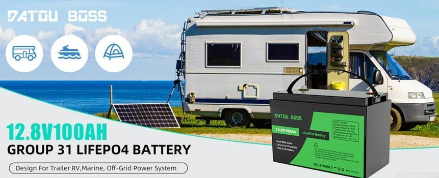 Купить Аккумулятор DATOU BOSS LiFePO4 12V/100AH (1280W*h) (літій-залізо ...