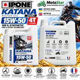 Моторне масло IPONE KATANA 15W50 4л 801045, 4 литра