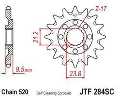 JTF284,13SC Звезда передняя