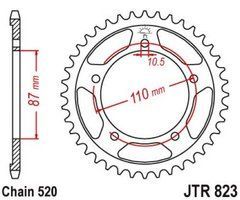 JT JTR823.39 - Звезда задняя