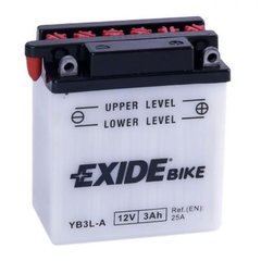EXIDE EB3L-A / YB3L-A Мото аккумулятор 3 А/ч, 25 А, (-/+), 98х56х110 мм