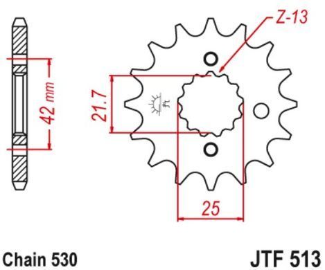 JT JTF513.15RB SUZUKI GSF BANDIT 600/650/1200/125