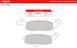 FE FDB2049EFP - Тормозные колодки KAWASAKI Z; SUZUKI DL, GS, GSF, SV, VL, VZ 500-800 1996-2012