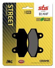 Гальмівні колодки SBS 814HF Standard Brake Pads Ceramic (MCB822) HYOSUNG GT i Naked S RX SM GV Aguila