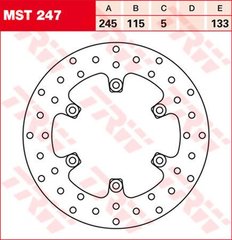 LUCAS MST247 - Гальмівний диск
