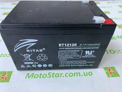 Акумуляторна батарея AGM RITAR RT12120B, Black Case, 12V 12.0Ah (151х98х 95 (101)) Q4