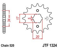JT JTF1324.14 - Зірка передня