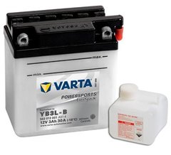 VARTA YB3L-B, 503013001A514, Акумулятор 3 А / ч, 30 А, (- / +), 12V 100х58х112 мм