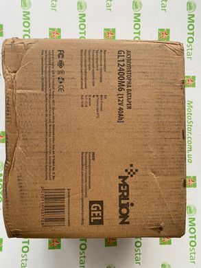 Акумуляторна батарея MERLION GL12400M6 GEL 12 V 40 Ah (198x165x170) Orange Q1/96, вага 12,1кг