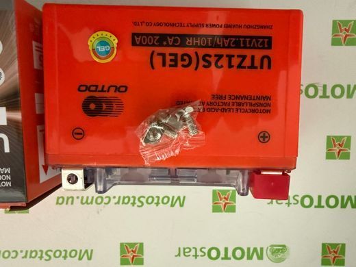 Аккумулятор OUTDO YTZ12S GEL 12V, 11,2Ah/10HR, 200А, 150x85x112 мм