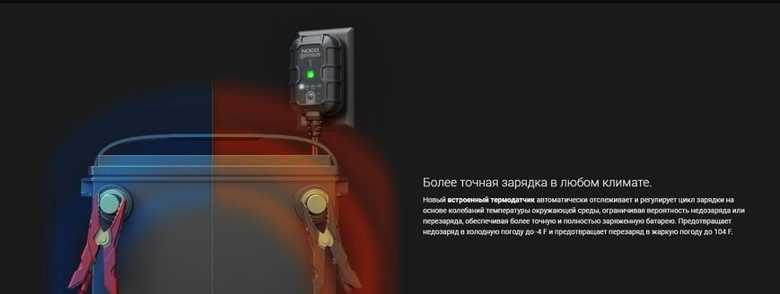 Зарядний пристрій для Li-ion 1A Battery Charger GENIUS1EU та десульфатор акумуляторів