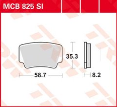 LUCAS MCB825SI - Тормозные колодки