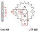 JT JTF548.14 - Звезда передняя YAMAHA SR, TT-R, XT, YBR, YFM 125 1982-2020