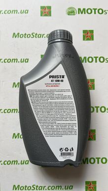 PRISTA OIL Олива для 4-тактних двигунів 1л 10W40 API SL; JASO MA, 1 літр
