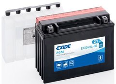 EXIDE YTX24HL-BS Мото аккумулятор 21 А/ч, 350 А, (-/+), 205х87х162 мм