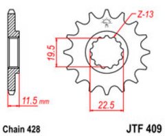 JT JTF409.14 - Звезда передняя