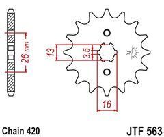 JTF563,11 KAWASAKI KDX; SUZUKI ALT, GT, JR, LT, LT-A, TS, ZR; YAMAHA DT, FS1, RD, TY, YB, YSR, YZ 50-250 1974-2007