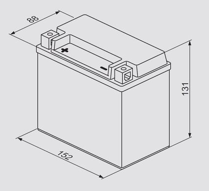 Аккумулятор BOSCH 0 986 FA1 040 (YTX12-BS, YTX12-4)10А, 180A, M6 Factory Activated AGM