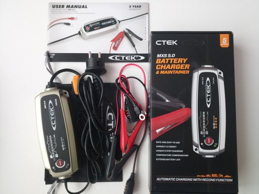 CTEK MXS 5.0 EU-F Зарядний пристрій , 56-998