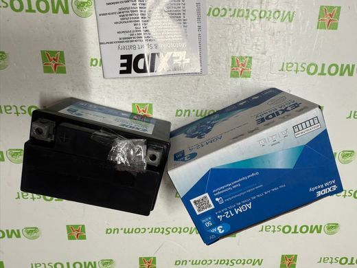 EXIDE SLA12-4 Акумулятор 3 А/ч, 50 А, (-/+), 113х70х85 мм