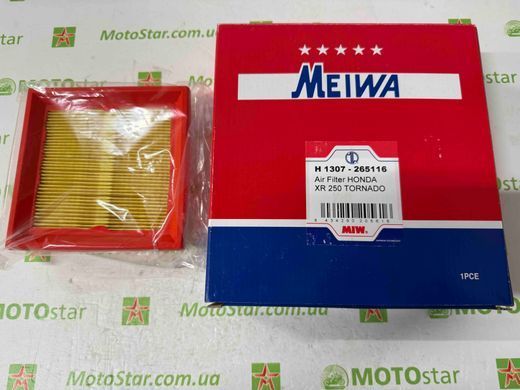 MIW (MEIWA) H1307 - Фильтр воздушный HONDA XR 250 TORNADO '06-'08, '14, (OEM: 17211KPE730) (HFA1214)