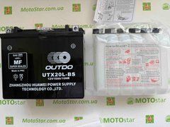 Outdo YTX20L-BS Аккумулятор 12V 18А кислотный, 175x87x155 мм, +электролит