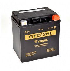 Аккумулятор GYZ32HL Yuasa 12V 33,7Ah 166х126х175 мм -/+ 500 (EN)