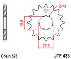JT JTF433.14 - Звезда передняя