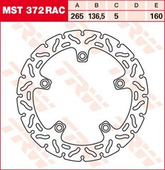 LUCAS MST372RAC - Тормозной диск