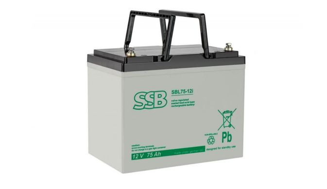 Аккумуляторная батарея SSB SBL 75-12i AGM 12 V 75 Ah (258x166x211 ) Q1, 24кг