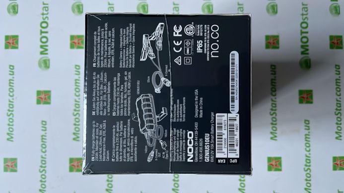 Зарядний пристрій для акумуляторів NOCO Genius GENIUS10EU 6/12V, зарядний струм: 10А, AGM/EFB/GEL/Li-Ion/MF/WET