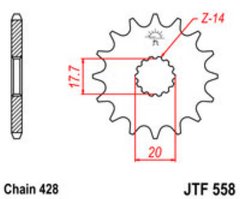 JT JTF558.14 - Звезда передняя