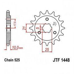 JT JTF1448.15 - Звезда передняя SUZUKI DR, XF 650/800 1994-2017
