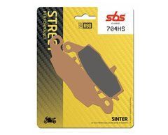 Гальмівні колодки SBS 704HS SINTER KAWASAKI ER-6F, ER-6N, GPZ, KLE, KLV, VN, W, Z, ZR, ZR-7, ZRX; SUZUKI DL, GS, GSF, GSR 125-1700 1991-2020