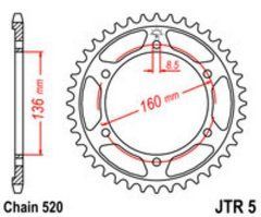 JT JTR5.41 - APRILIA ETX, MOTO, PEGASO, TUAREG; BETAMOTOR JONATHAN; BMW F, G; GILERA R1, SATURNO, XR 50-650 1984-2020